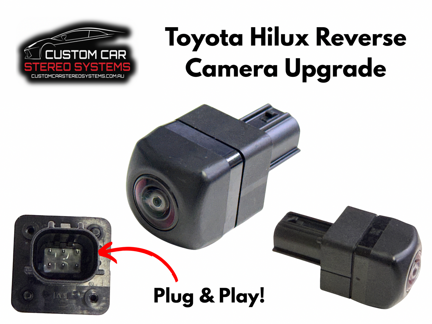 Toyota Hilux 2015-2025 Reversing Camera Upgrade