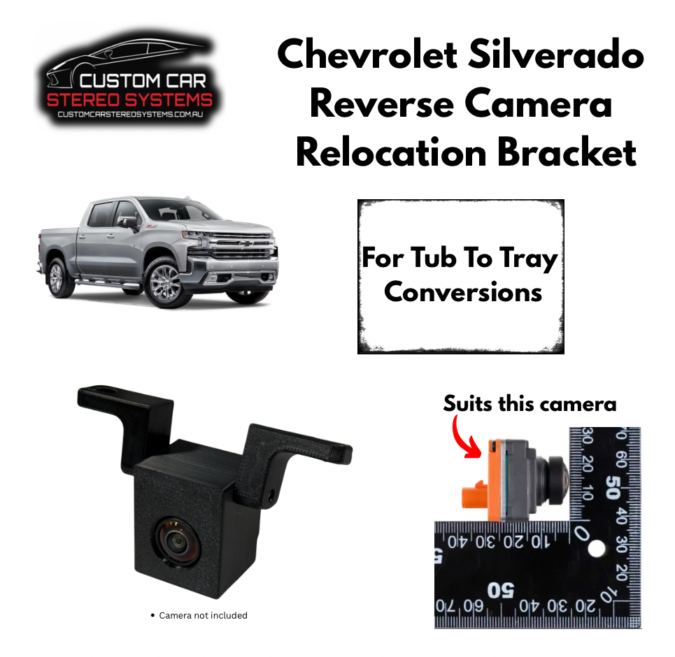 Chevrolet Silverado 2019-2023 Reversing Camera Relocation Bracket