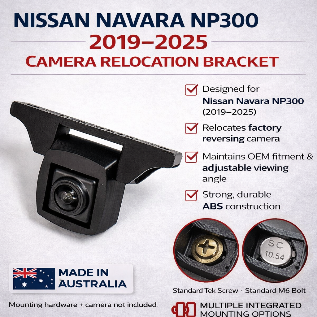 Nissan Navara D23 2019-2025 Camera Relocation Bracket