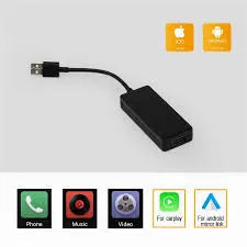 USB Android Auto & Wireless Apple Carplay Adaptor + Android Betriebssystem  App