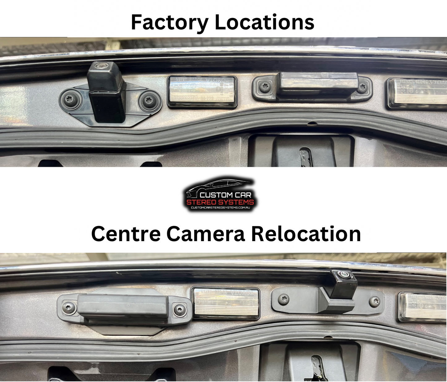 Toyota Land Cruiser 200 Series Reverse Camera Relocation Kit