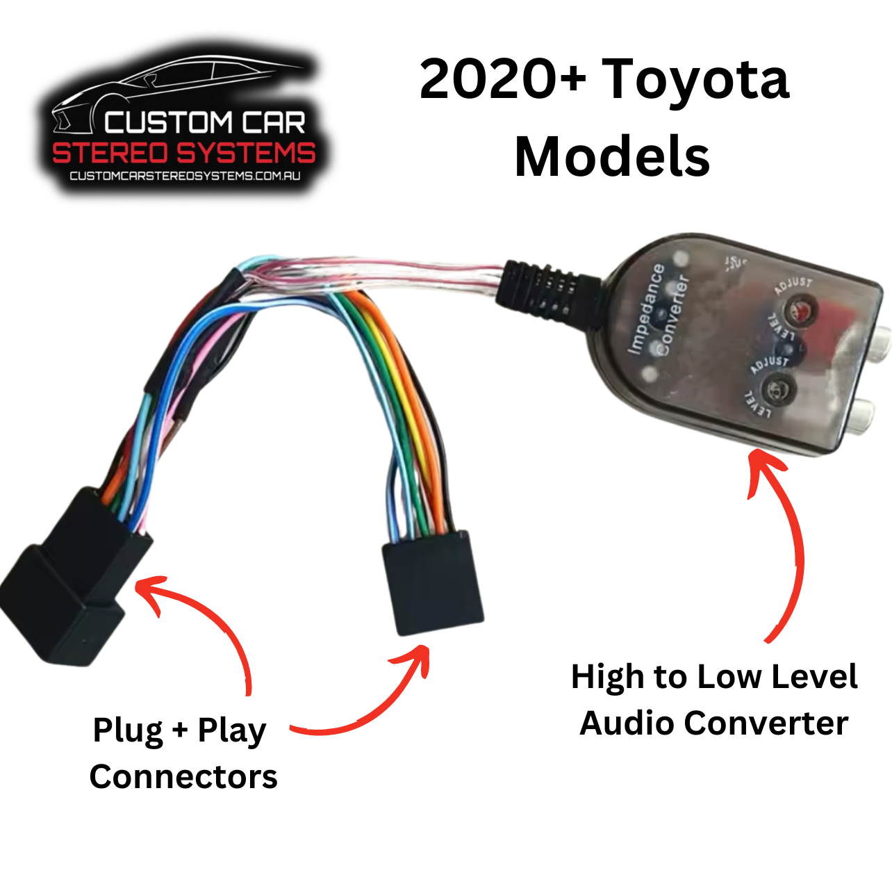 2020+ Toyota Plug and Play Amplifier Audio Adapter