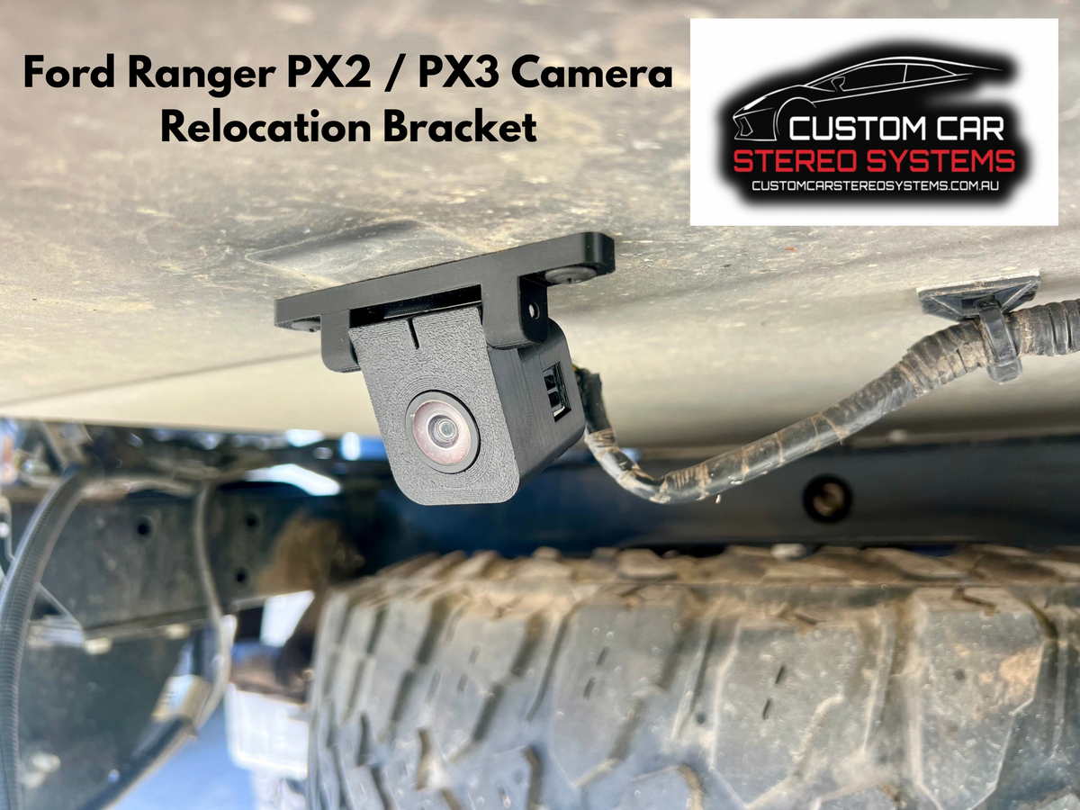 Py Ranger Tray Reverse Camera Next Gen Ford Ranger PX2 + PX3 Reverse Camera Relocation Bracket Tub to Tray Co ...