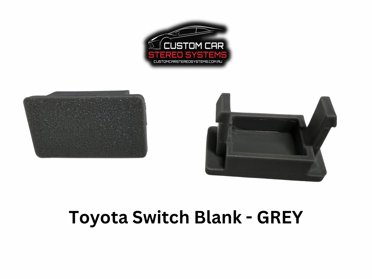 GREY Toyota Blank Switch Panel (2pcs)