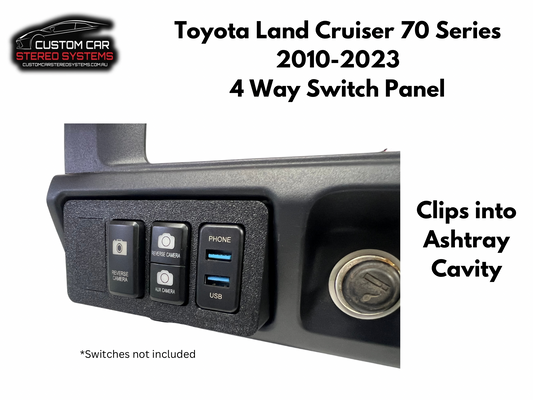 Toyota Land Cruiser 70 Series 2010 - 2023 Switch Panel Ashtray Replacement