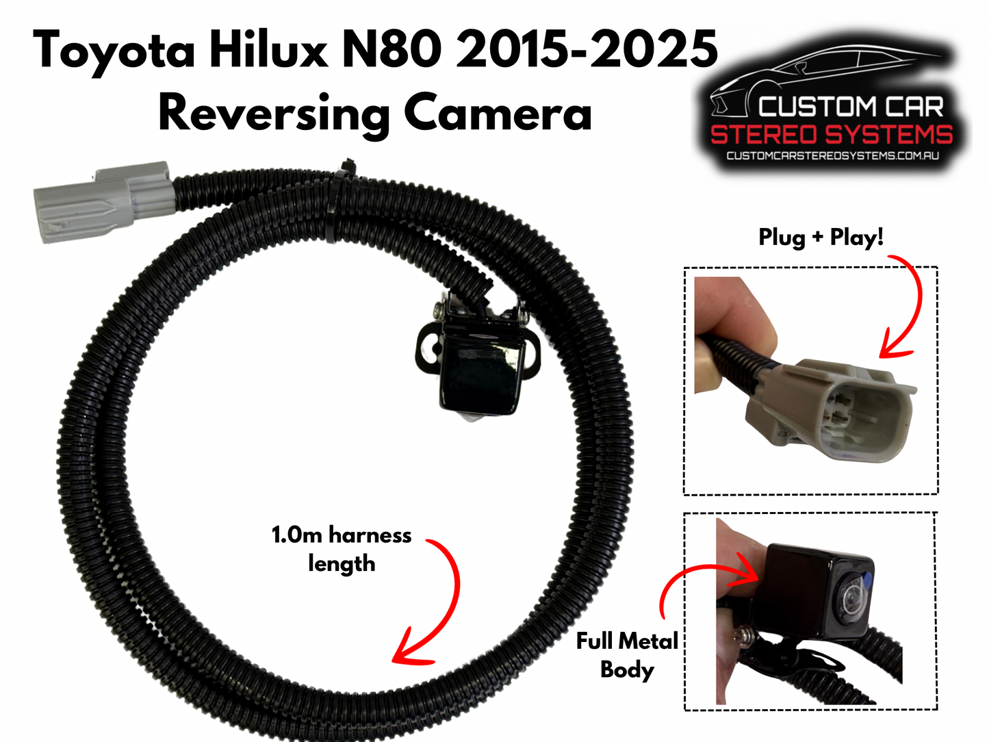 Toyota Hilux N80 2015-2025 Reversing Camera