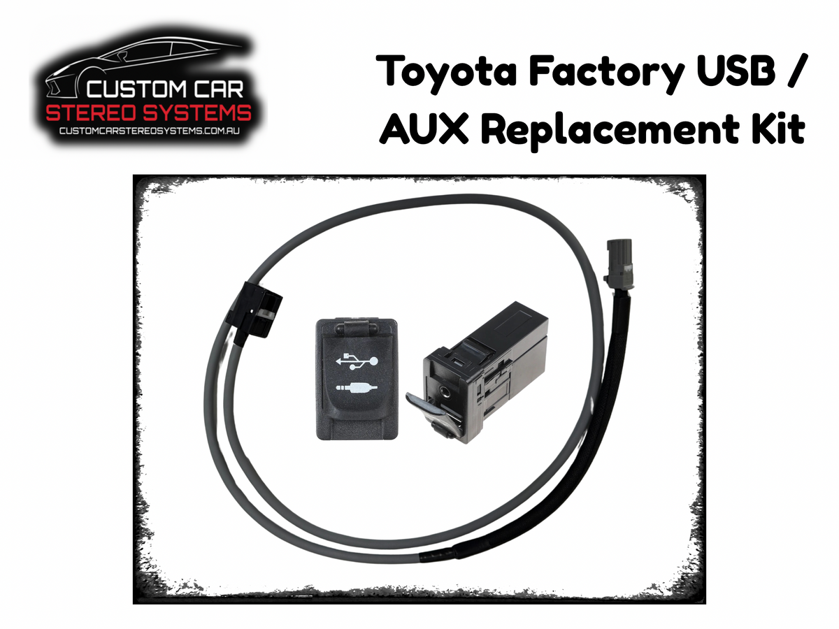 Toyota Factory USB / AUX Replacement – Custom Car Stereo Systems