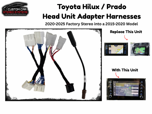 Head Unit Update Wiring Adapter Harnesses for Toyota