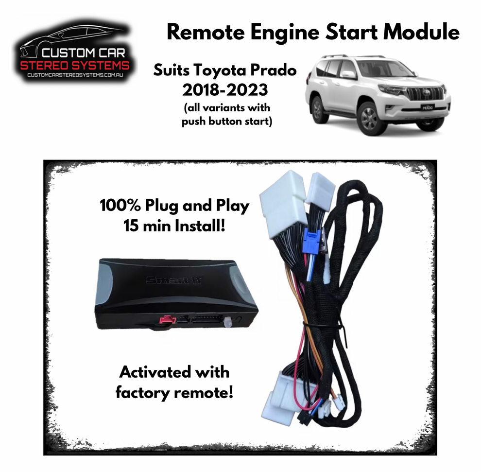 Toyota Prado 2018-2023 Remote Engine Start Module – Custom Car Stereo ...