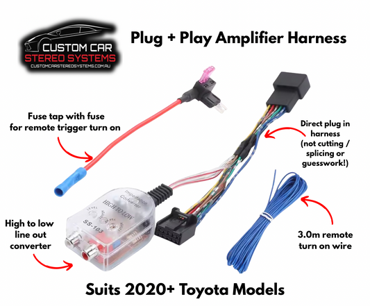 2020+ Toyota Plug and Play Amplifier Audio Adapter