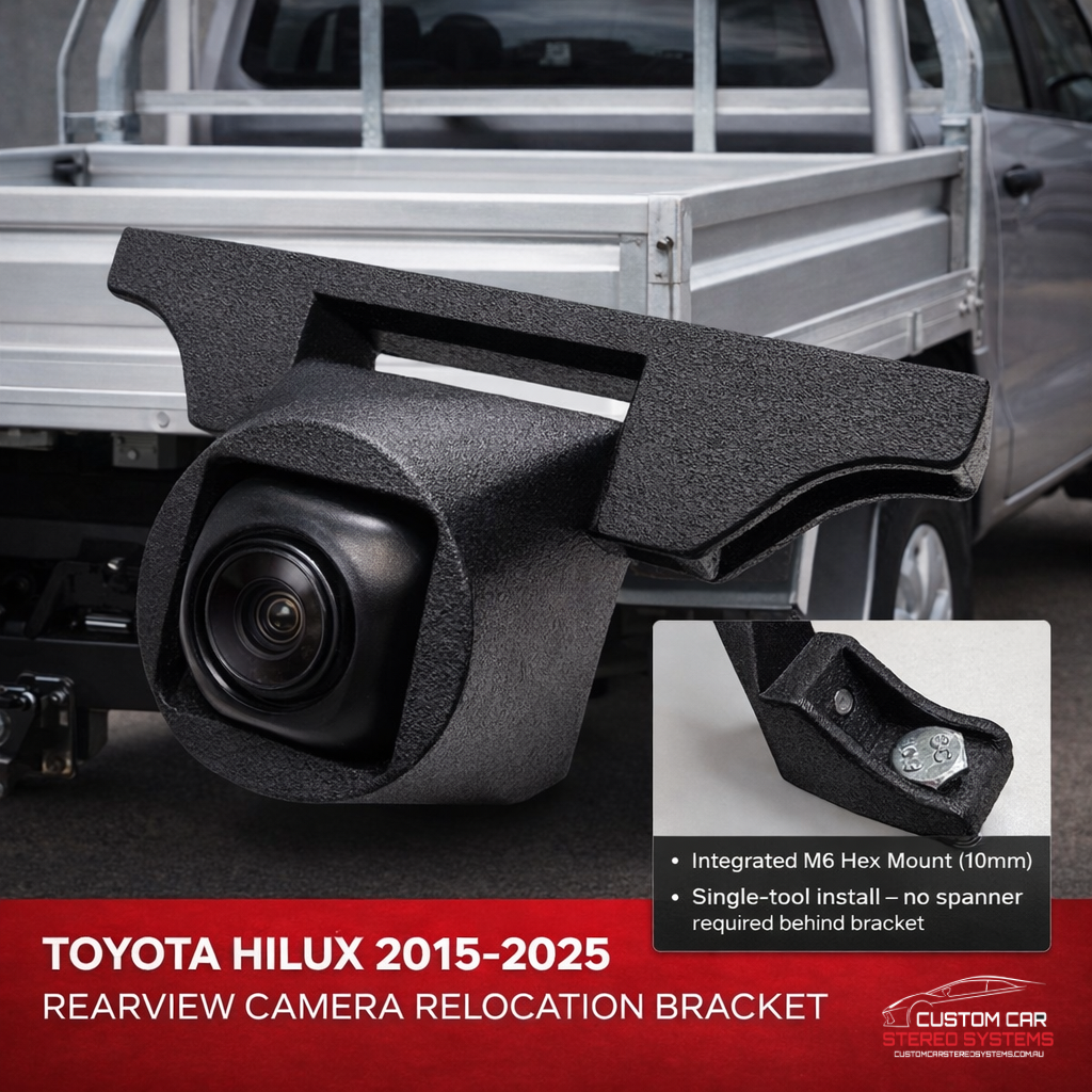 Toyota Hilux N80 2015-2025 Reverse Camera Relocation Bracket Tub to Tray Conversion