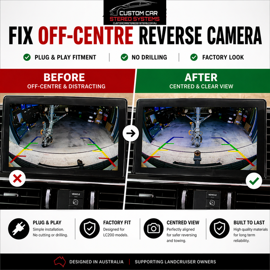 Toyota Land Cruiser 200 Series Reverse Camera Relocation Kit